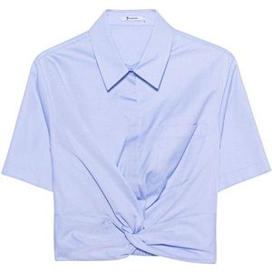 T by Alexander Wang Twist Front Crop Top